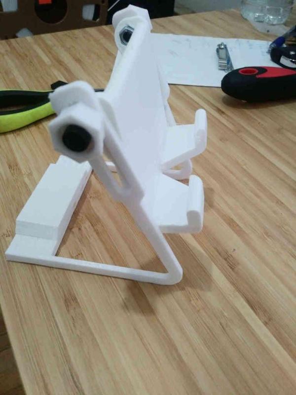 ajustable angle and height phone stand