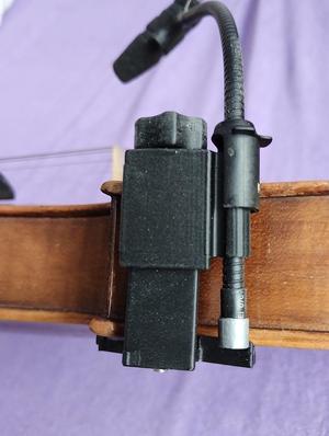 DPA 4099 holder for violin