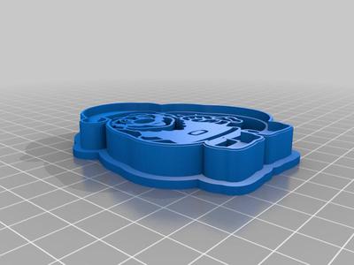 Mario Santa Cookie Cutter