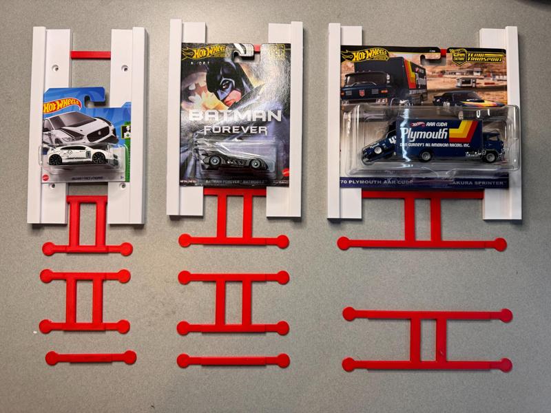 Hotwheels card wall slides for Standard & Premium