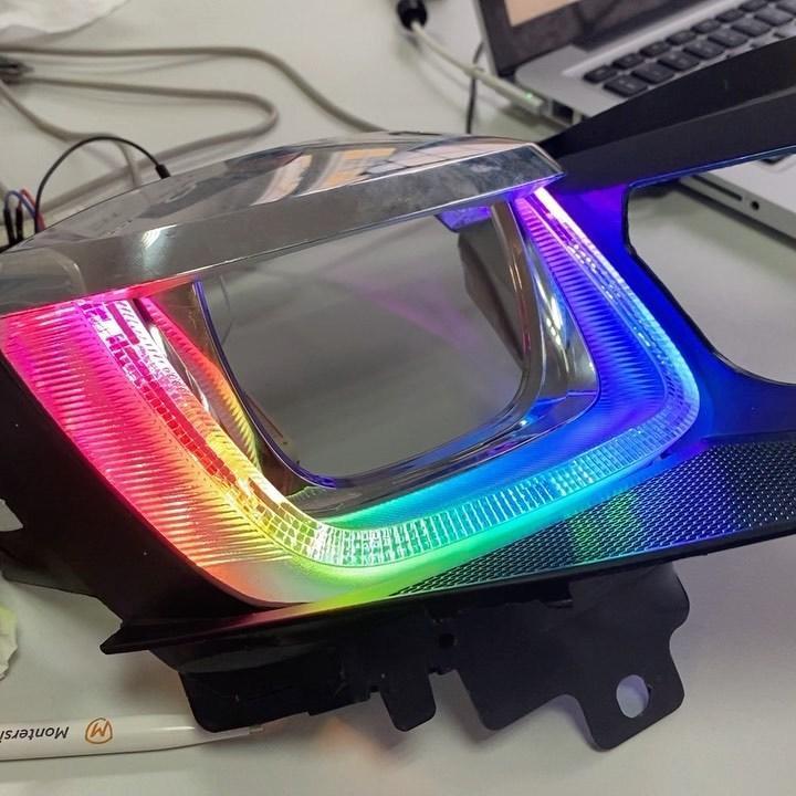 VW Golf MK7 xenon DRL LED WS2812