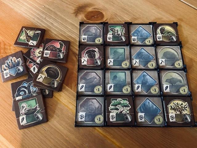 Darwin's Journey museum display tray