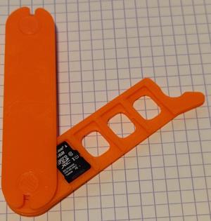 microSD card holder swiss knife style