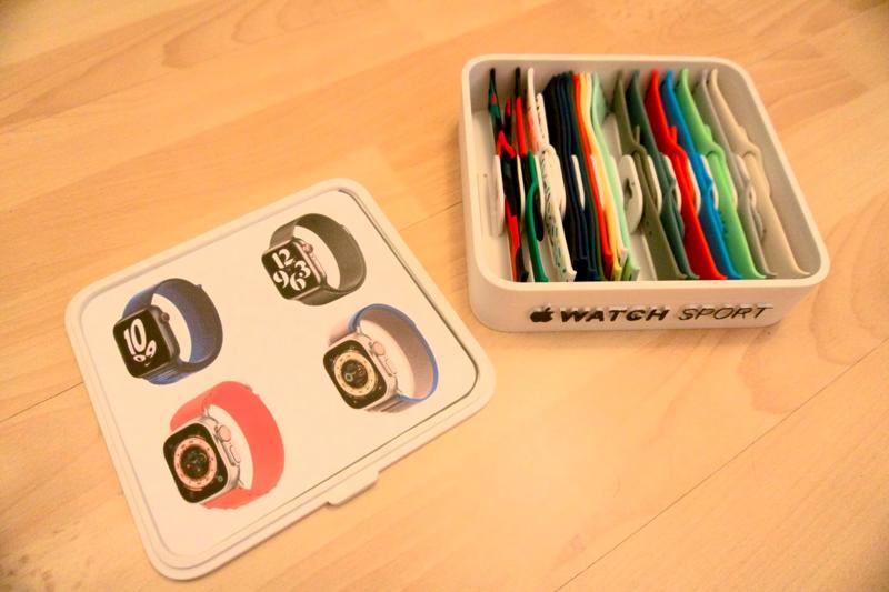 Apple Watch Band Storage Box with Logo