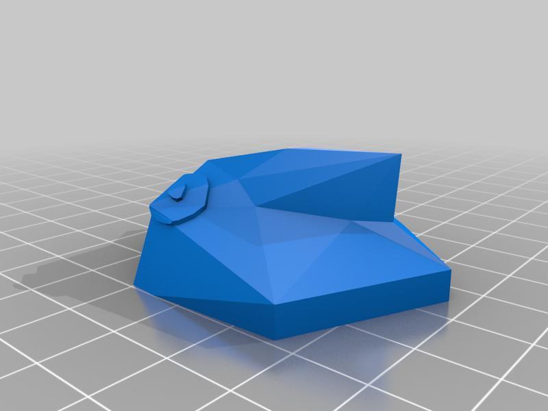 Low Poly Pigeon Witcher Medallion