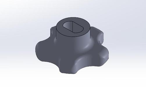 Bottle jack pressure release knob (12x7mm spade head)