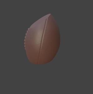 Blank cut football