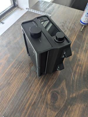 Fossi Audio v3 + Topping dx3 pro stack desk undermount