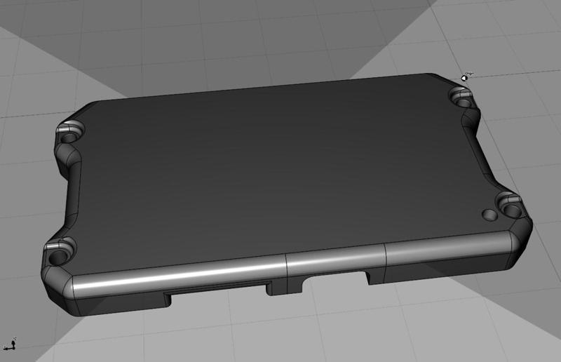 ZuluSCSI Pico Slim (DB25) clamshell enclosure