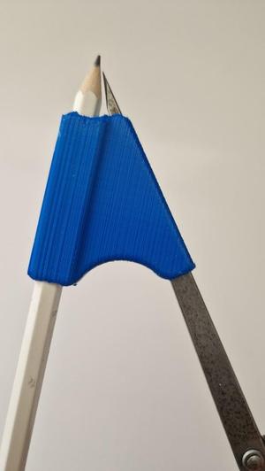 Pencil holder for a Compass (drawing tool)