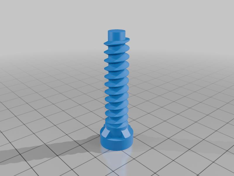 Plastic screw for external watertight box (Vite in plastica per cassetta stagna esterna)