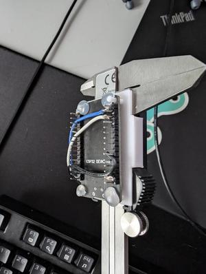 Digital caliper ESP32 mount