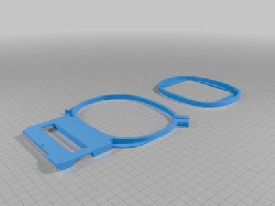 singer em200 6cm Embroidery hoop