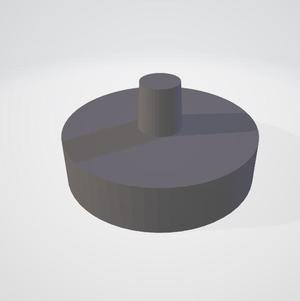 Glass Table Isolator for base 