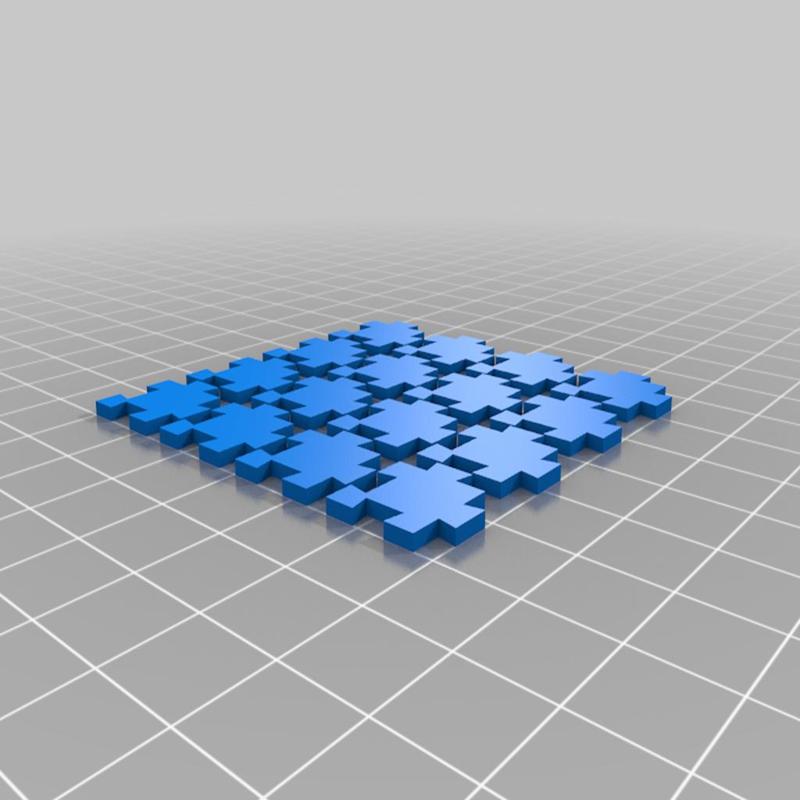 interlocking puzzle pieces for pixel art by retromatti.com