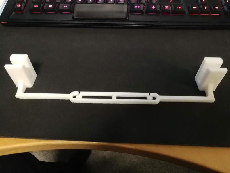 Anet A8 Filament Guide Arm double with slot
