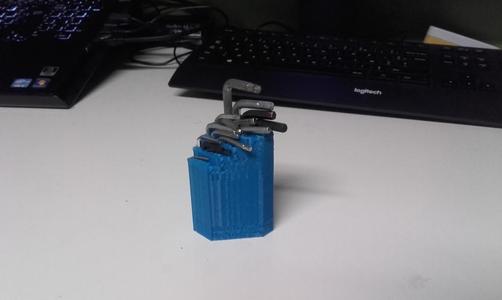 Hex key holder - Organiseur clé Allen