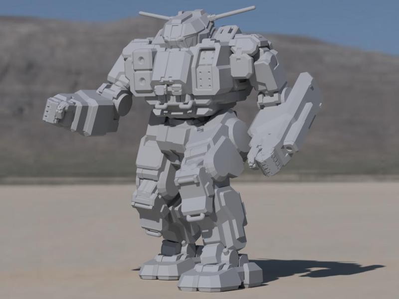 QKD-4D Quickdraw for Battletech
