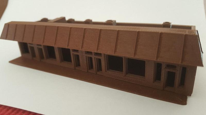 N-Scale Strip Mall