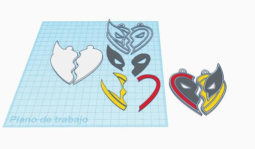 Deadpool Wolverine for non multicolor printers (added V2)