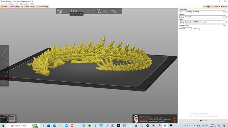 articulated geode dragon