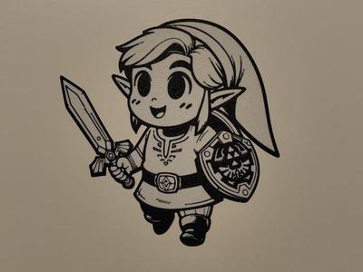 Baby Link wall art