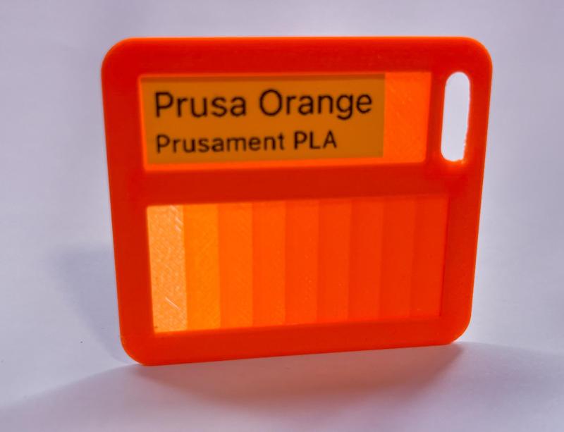 Filament color swatch with depth gradient