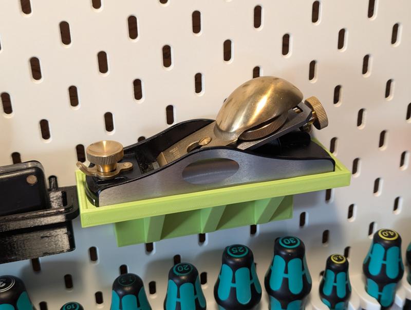 Block Plane Holder for IKEA Skadis Board