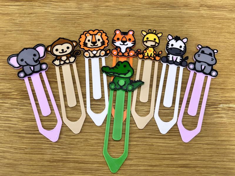 Cute Crocodile Bookmark