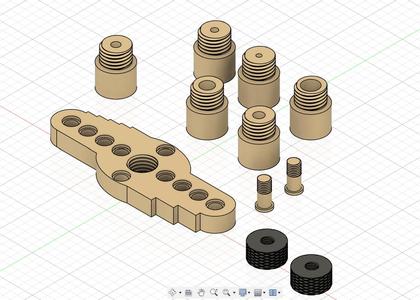 Wood Dowel Hole Drilling Guide Jig Vertical