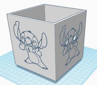 Plant pot stich / maceta stich