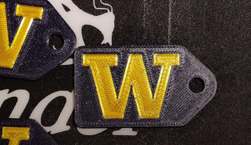 UW Keychain With NFC