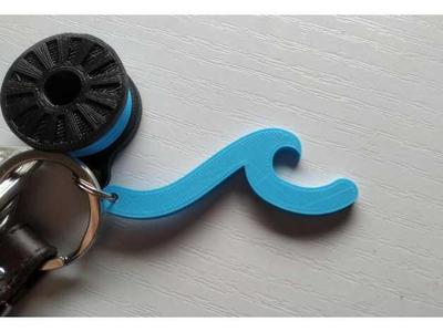 Wave Keychain