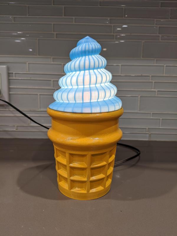 Soft Serve Ice Cream Mood Lamp