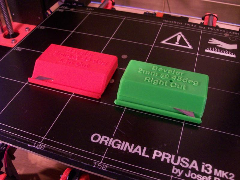 Beveling/Chamfering Tool Set – 45 degrees cut