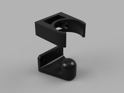 Staubsaugerrohr Wandhalterung