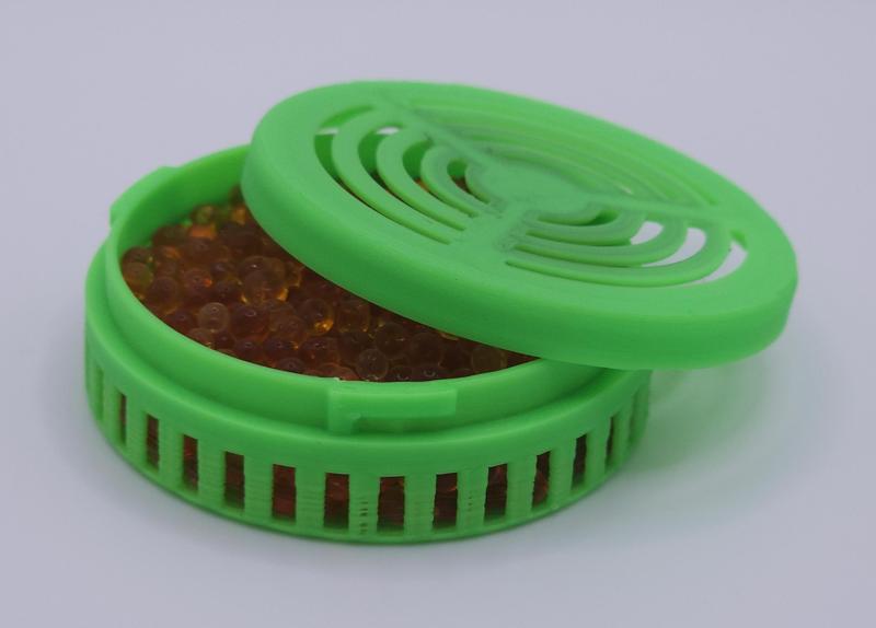 fast printable Twist Lock Silica Container