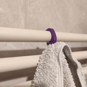 Bathroom hanger for towels and clothes