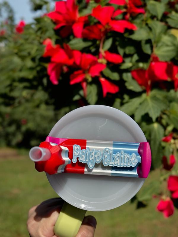 Patriotic Popsicle Bomb Pop Stanley 40oz Lid Topper