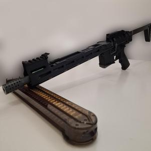 AR-57-ish Prop (with moving Parts/fits Airsoft P90 Magazine)