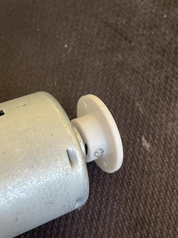 3.17mm Motor Shaft Hub with M3 Set Screw (parametric)