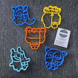 Monsters Pack x5 Cookie Cutter