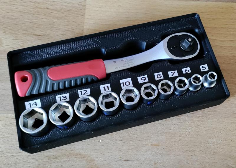 Gridfinity Socket Wrench
