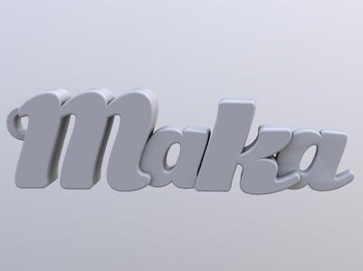 Maka keychain