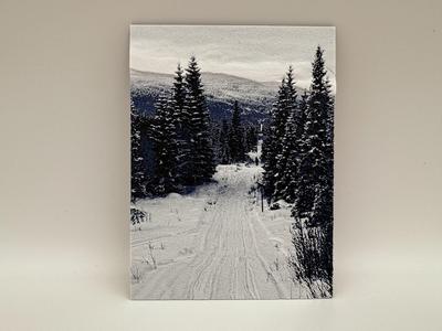 Elk On The Trail - Hueforge