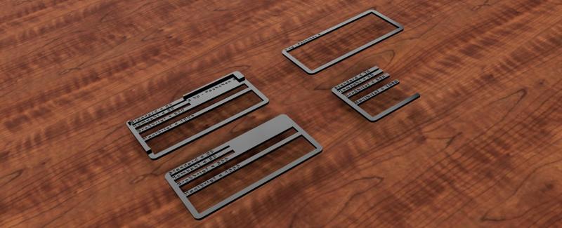 Post - Briefschablone DHL Päckchenschablone