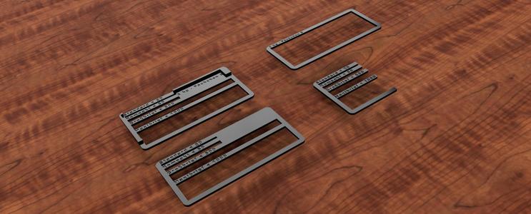 Post - Briefschablone DHL Päckchenschablone