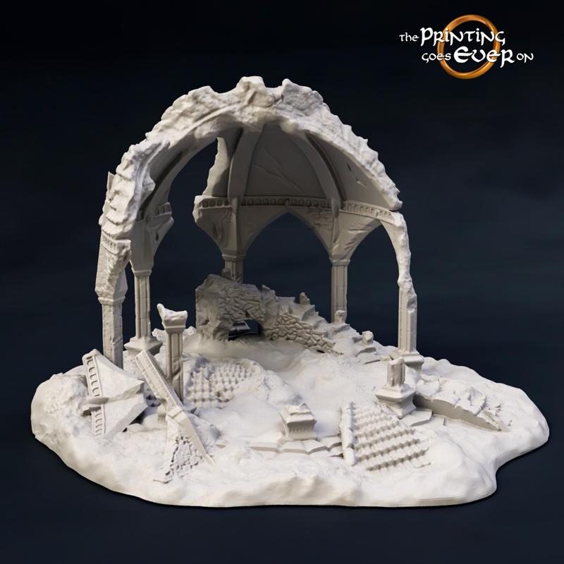 Fehntop Ruins - Supportless Diorama and Scatter