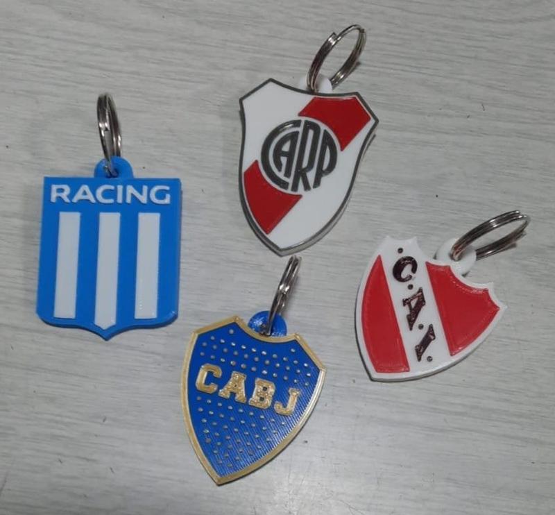 key rings 4 argentine clubs