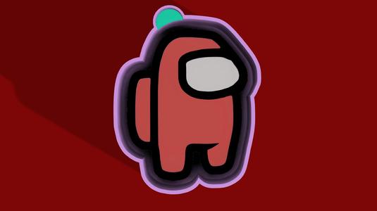 🔴🚀 Sus Alert – Red Crewmate – Freshie, Keychain, Resin & Candle Mold